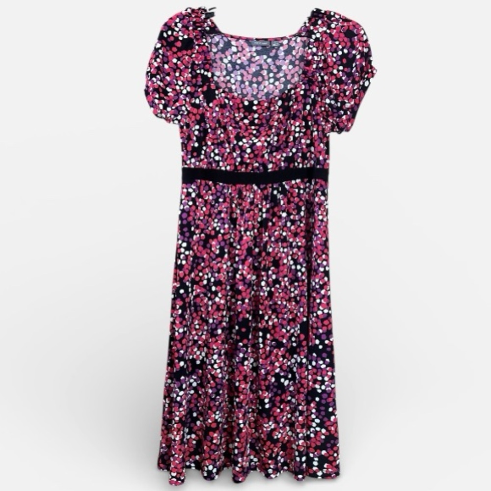 Vintage Apt. 9 2000’s Y2K Babydoll Party Dress Polka Dots Size Small Stretchy